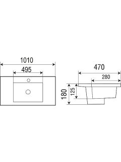 Раковина подвесная WW SK Арт. DEILBACH 7506-100 10000003904