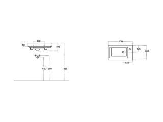 Раковина Dreja Isik 4045-KL 45 см