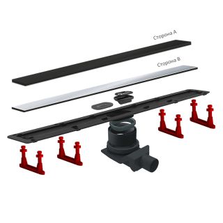 Душевой лоток Pestan Confluo Frameless Line 850 Black Glass Душевой лоток Pestan Confluo Frameless Line 850 Black Glass