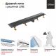 Душевой лоток Paini Line CH750LC 75см чёрный матовый
