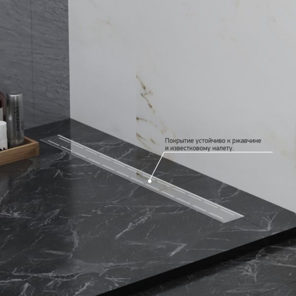 Душевой лоток Paini Line CH650L 65см хром глянец