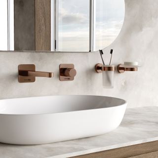 Смеситель для раковины WasserKRAFT Paar A8851.311 розовое золото