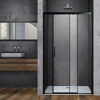Боковая стенка Vincea Soft VSG-3SO900CLB стекло прозрачное черный