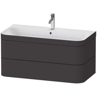 Тумба под раковину Duravit Happy D 2 Plus 97.5 HP4638O8080 подвесная черная Тумба под раковину Duravit Happy D 2 Plus 97.5 HP4638O8080 подвесная черная