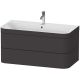 Тумба под раковину Duravit Happy D 2 Plus 97.5 HP4638O8080 подвесная черная