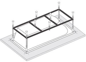 Каркас для ванны VagnerPlast VPK17570 175x70см