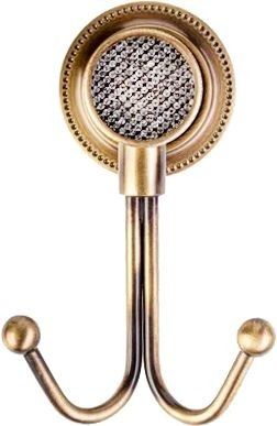 Крючок двойной Boheme Royal Crystal бронза 10926-BR Крючок двойной Boheme Royal Crystal бронза 10926-BR