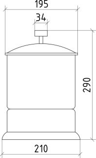Ведро Boheme Royal Crystal хром 10927-CR