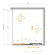 Душевой уголок Cezares Molveno MOLVENO-AHF-31-90/100-C-CR-IV 100x90 см профиль хром стекло прозрачное