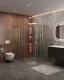 Душевой уголок Cezares Molveno MOLVENO-R-22-100+20-C-BORO-IV 120x120 см профиль брашированное золото стекло прозрачное