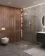 Душевой уголок Cezares Molveno MOLVENO-RH-11-120/110-C-BORO-IV 120x110 см профиль брашированное золото стекло прозрачное