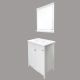 Comforty Тумба-умывальник "Тбилиси-70" белый глянец с раковиной Comforty XD-F70