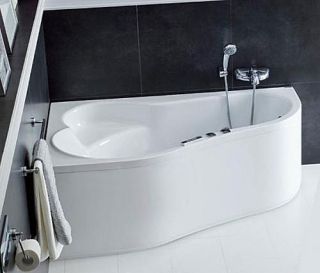 Santek Ибица XL 160х100 L асимметричная белая 1WH112036