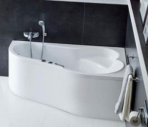 Santek Ибица XL 160х100 R асимметричная белая 1WH112037