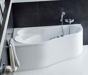 Santek Ибица 150х100 L асимметричная белая 1WH112034