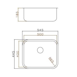 Кухонная мойка Grandex Aqua Select 54 200336 сатин Кухонная мойка Grandex Aqua Select 54 200336 сатин