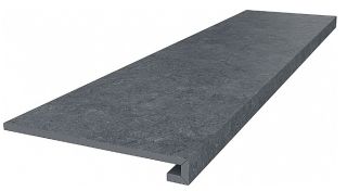 Ступень Kerama Marazzi DL501320R\GCF клееная Роверелла серый темный 33x119.5x0,9