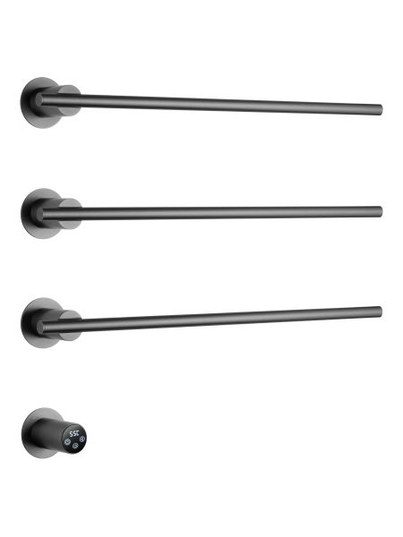 Полотенцесушитель электрический встраиваемый Wonzon & Woghand Dortmund WW-A363-GM 58x55 см с внутренней частью тёмный графит