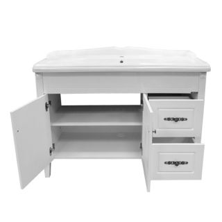 Comforty Зеркало-шкаф "Палермо-120" белый глянец Comforty Зеркало-шкаф "Палермо-120" белый глянец