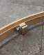 Душевой уголок Cezares Molveno MOLVENO-RH-1-110/90-C-BORO-IV 110x90 см профиль брашированное золото стекло прозрачное