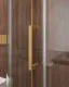 Душевой уголок Cezares Molveno MOLVENO-RH-1-110/90-C-BORO-IV 110x90 см профиль брашированное золото стекло прозрачное