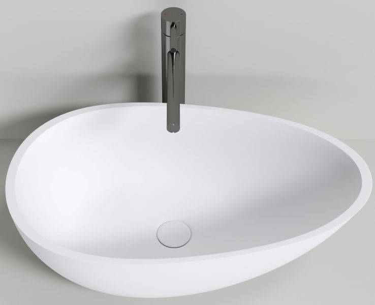 Накладная раковина NT Bagno Napoli NT404 60см белый матовый