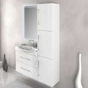 Шкаф-колонна Cezares 45x170 Bianco Lucido Moderno 53106