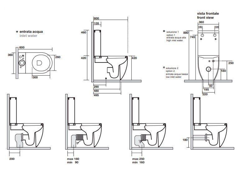 Унитаз Kerasan Flo 311701 напольный белый