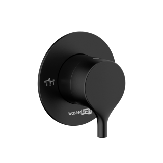 Переключатель на 2 выхода WasserKRAFT Rhein 99DVR2MB чёрный матовый