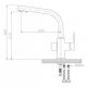 Смеситель для кухни ZORG Sanitary ZR 311 YF-BLACK