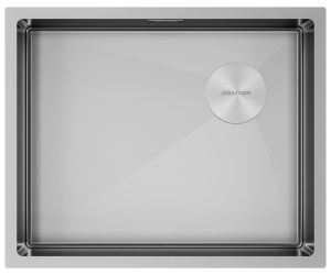 Мойка кухонная Paulmark Next-Skew PM885444-BS брашированная нержавеющая сталь