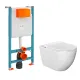 Инсталляция с унитазом VitrA Mia Round (Мия Раунд) 9873B003-7205 без кнопки смыва