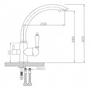 Смеситель для кухни ZORG Zorg Sanitary ZR 314 YF-50 Смеситель для кухни ZORG Zorg Sanitary ZR 314 YF-50