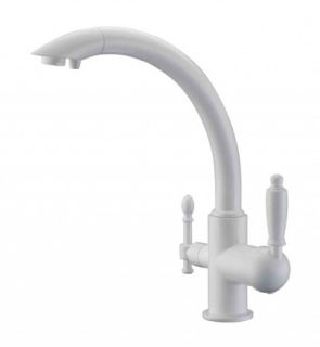 Смеситель для кухни ZORG Zorg Sanitary ZR 314 YF-33 WHITE Смеситель для кухни ZORG Zorg Sanitary ZR 314 YF-33 WHITE