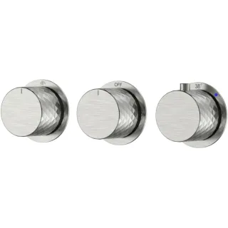 Смеситель Boheme Stick Diamond 124-T-3-NB.1 встраиваемый никель матовый