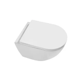 Унитаз подвесной Grossman Thin Rim GR-5601S с микролифтом белый