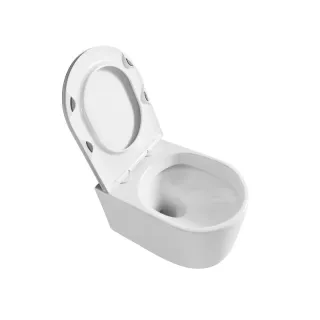 Унитаз подвесной Grossman Thin Rim GR-5602S с микролифтом белый