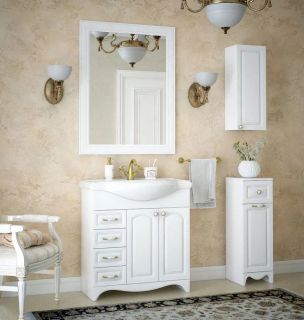 Комод Corozo Классика 30см с корзиной белый SD-00000336 Комод Corozo Классика 30см с корзиной белый SD-00000336