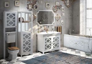 Тумба для комплекта Corozo Манойр 105см белый SD-00000357