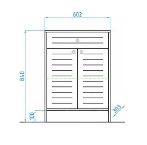 Комод Style Line Кантри 60 ЛС-00000464