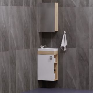 Зеркало-шкаф Corozo Комо 40см сонома SD-00000291 Зеркало-шкаф Corozo Комо 40см сонома SD-00000291