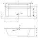 Акриловая ванна Riho Lusso B013001005 160х70см белый