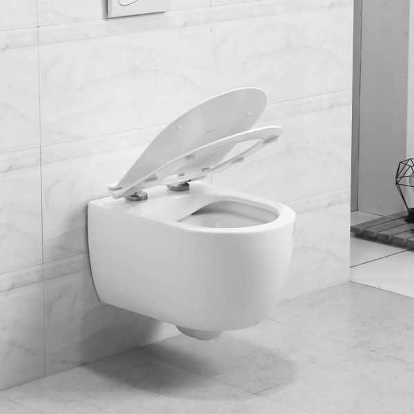 Подвесной унитаз Art&Max Bologna безободковый белый AM211CHR Подвесной унитаз Art&Max Bologna безободковый белый AM211CHR