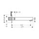 Излив для ванны Hansgrohe Metropol S 14420000