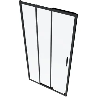 Душевая дверь Vincea Alpha VDS3-3AL100CLB 100 см профиль черный матовый стекло прозрачное