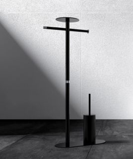 Стойка напольная Boheme чёрный/хром 10953-B-CR