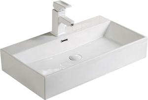 Раковина накладная SantiLine SL-1093 60см белый