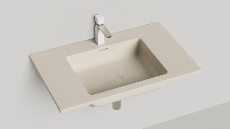 Подвесная раковина Salini Onda S-Stone 1402201MRF 80см RAL полностью