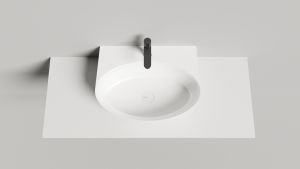 Подвесная раковина Salini Alda Wall 02 S-Stone 140322MRF 58см RAL полностью