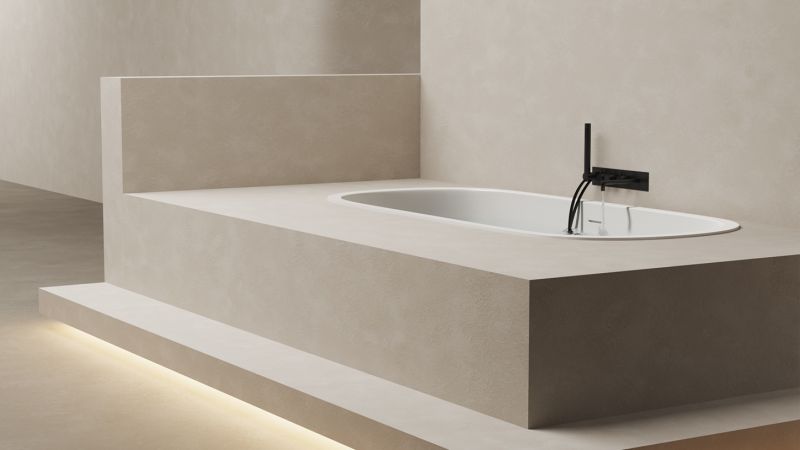 Ванна из искусственного камня Salini Ornella Axis Kit S-Stone 103522M 190x90см белый глянцевый
